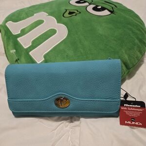 Nwt Mundi Turquoise Women's Wallet